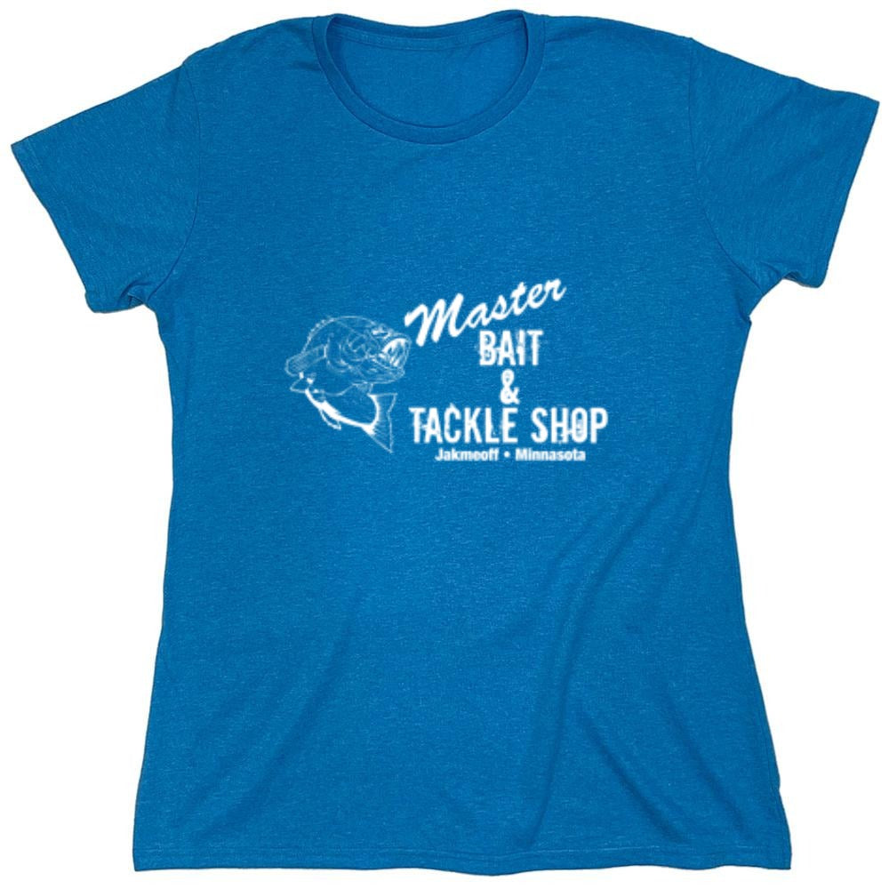 Funny T-Shirts design "Masterbait And Tackle - Womens"