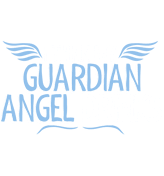 Funny T-Shirts design "I Think My Guardian Angel Drinks"
