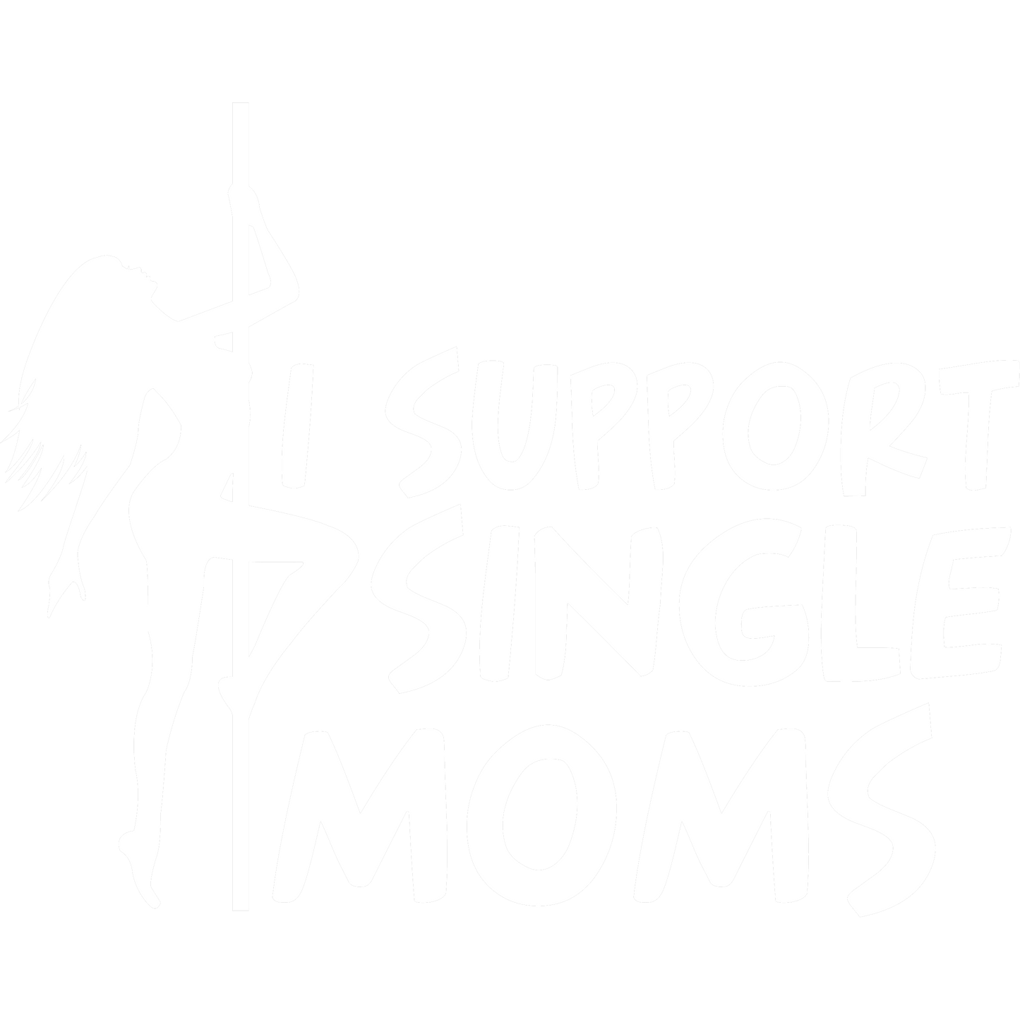 Funny T-Shirts design "I Support Single Moms T-Shirt"