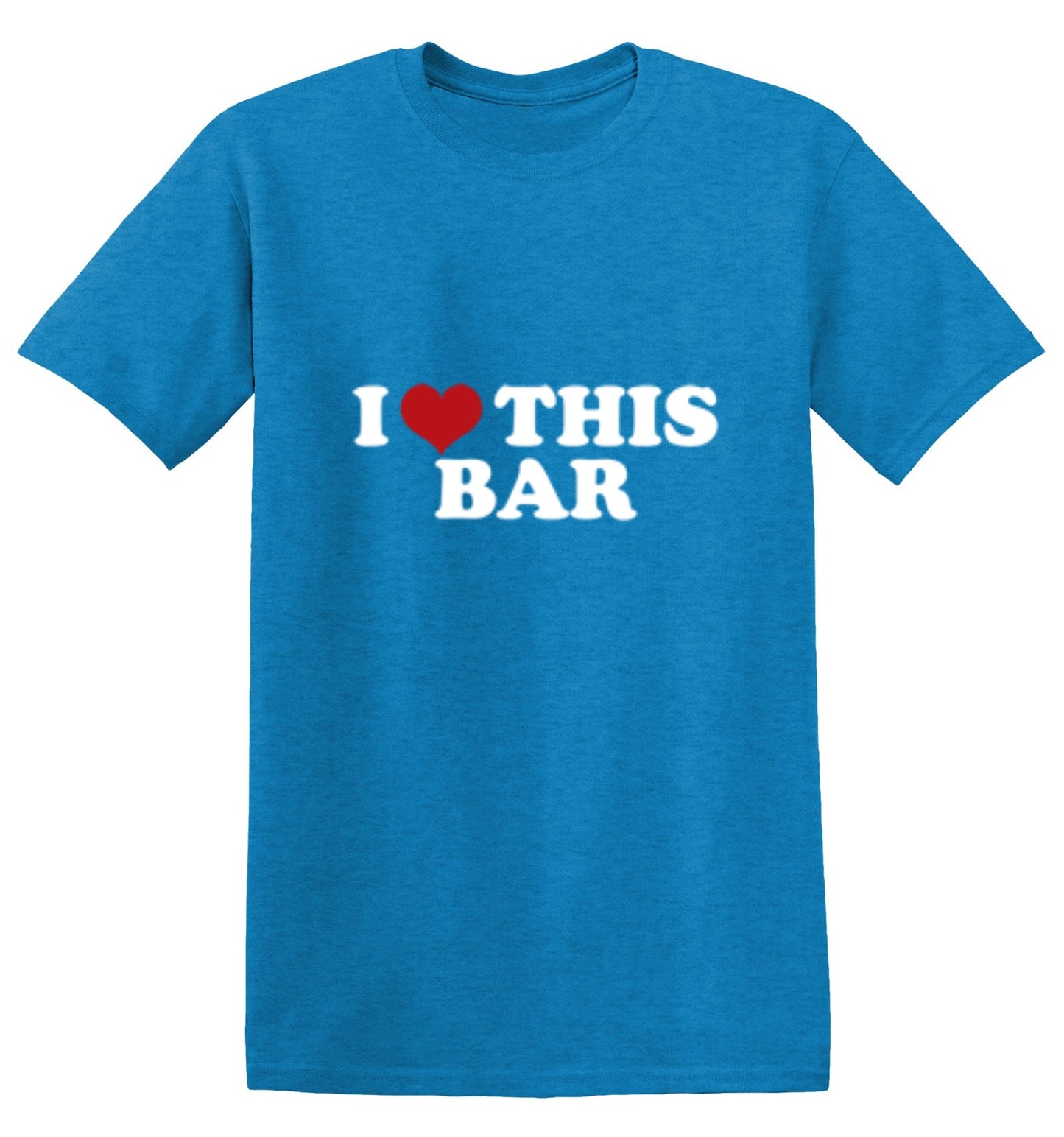 Funny T-Shirts design "I Love This Bar"