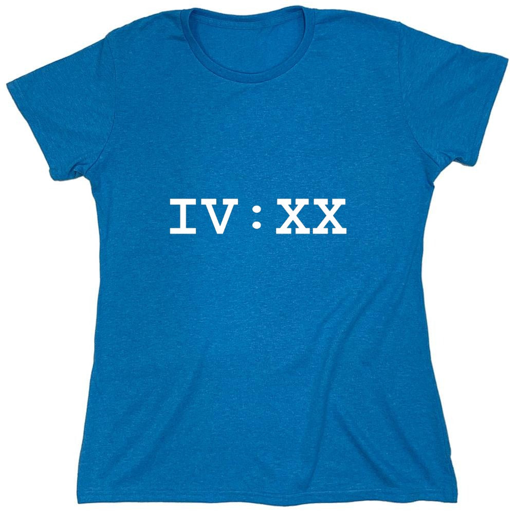 Funny T-Shirts design "IV:XX T-Shirt - Womens"