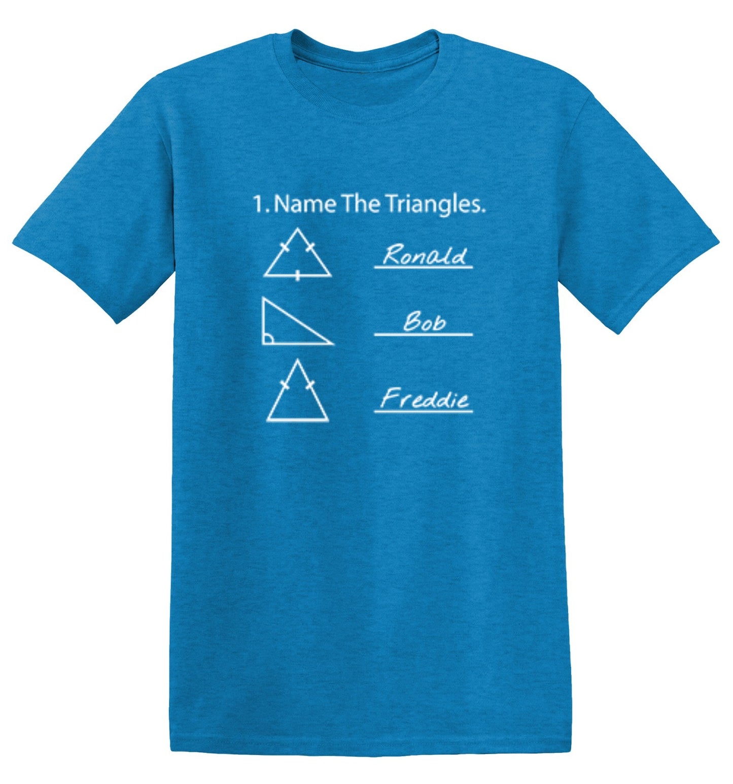 Funny T-Shirts design "Name The Triangles"