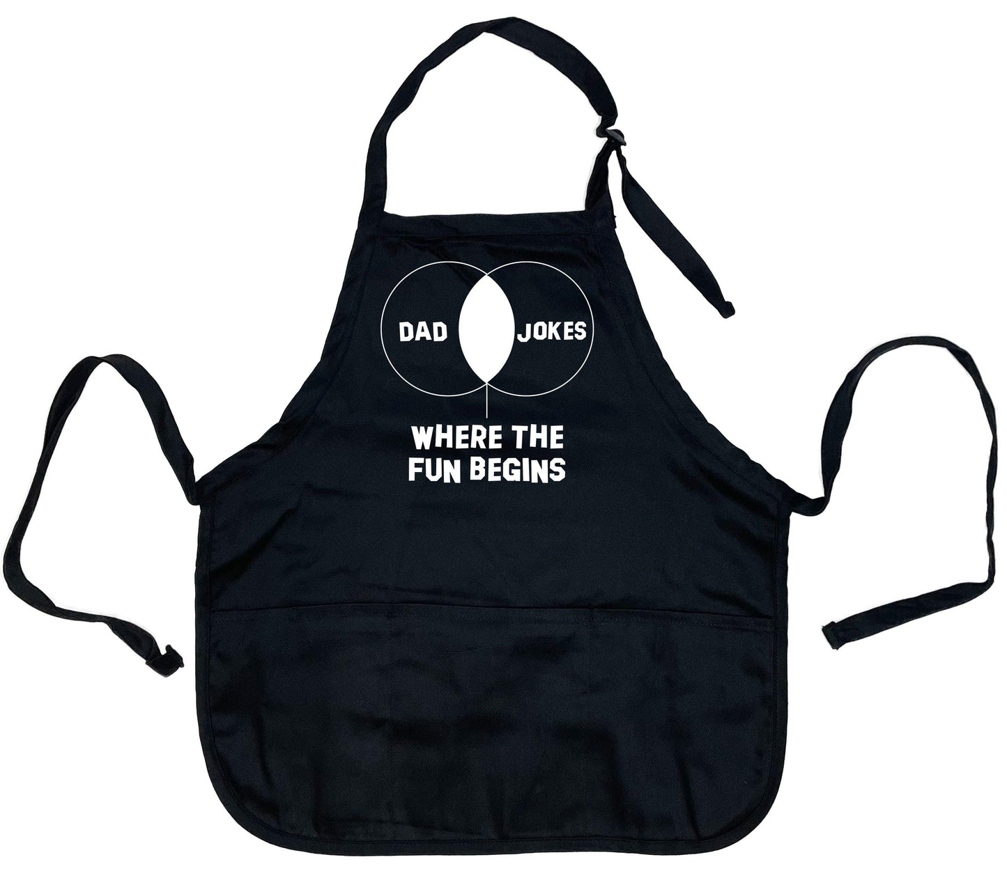 Dad Jokes Where The Fun Begins Apron - Roadkill T-Shirts