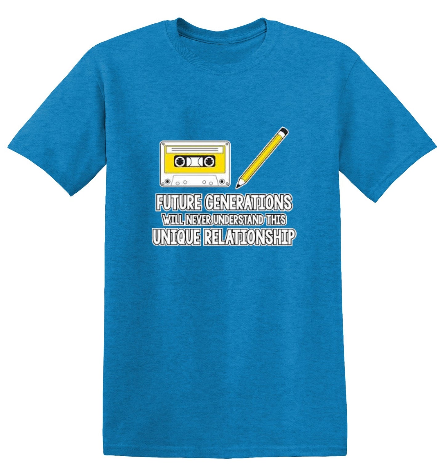 Funny T-Shirts design "Future Generations Will Never Understand This Unique Relationship - Ring Spun Tee"
