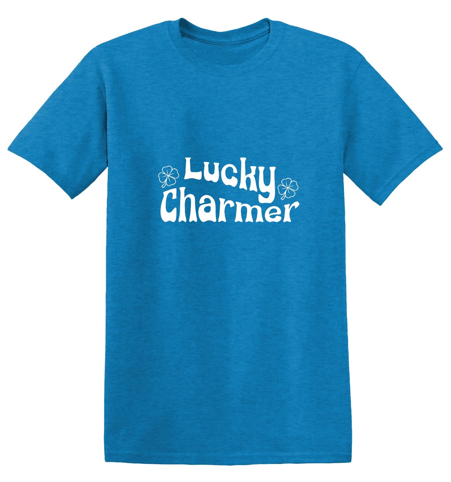 Funny T-Shirts design "LUCKY CHARMER - Ring Spun Tee"