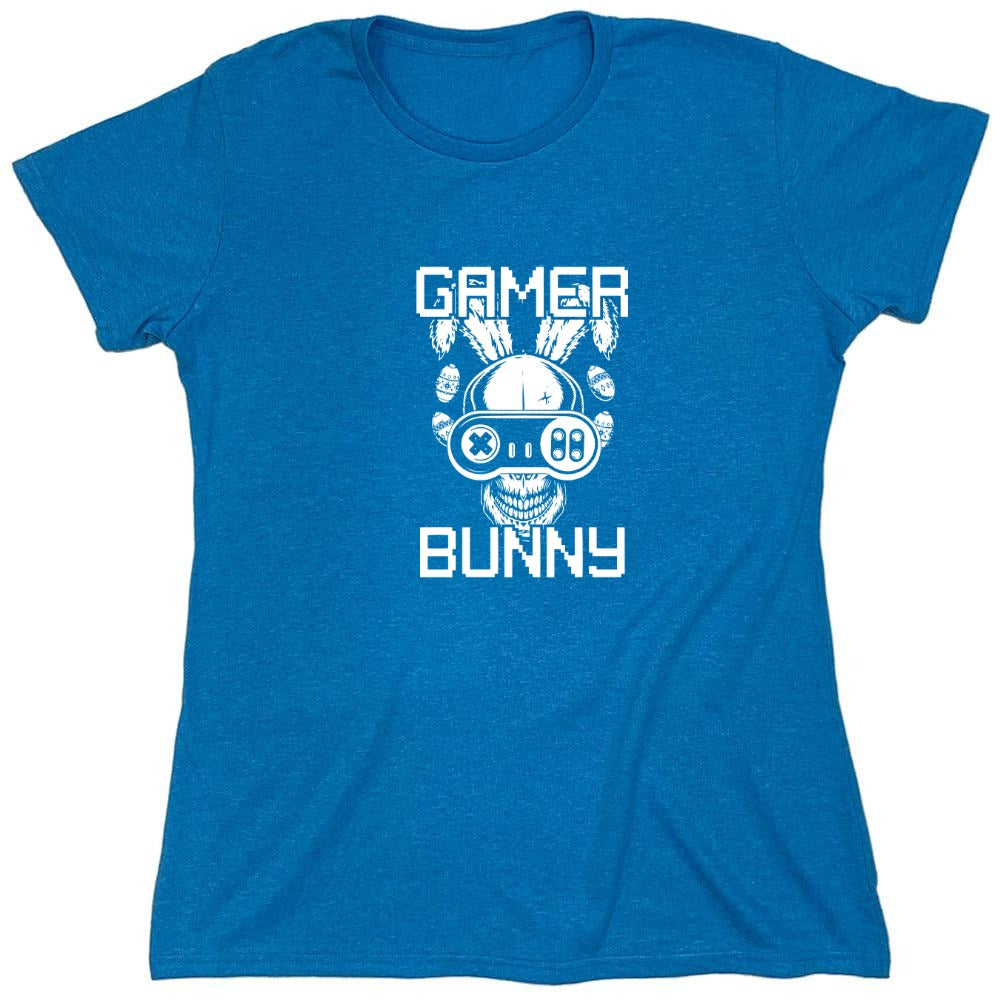 Funny T-Shirts design "GAMER BUNNY - Womens"