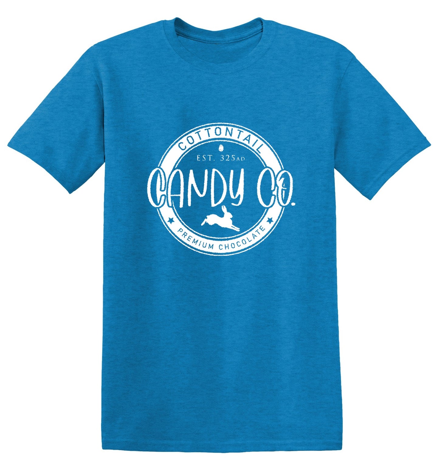 Funny T-Shirts design "Cottontail Candy Co. - Ring Spun Tee"