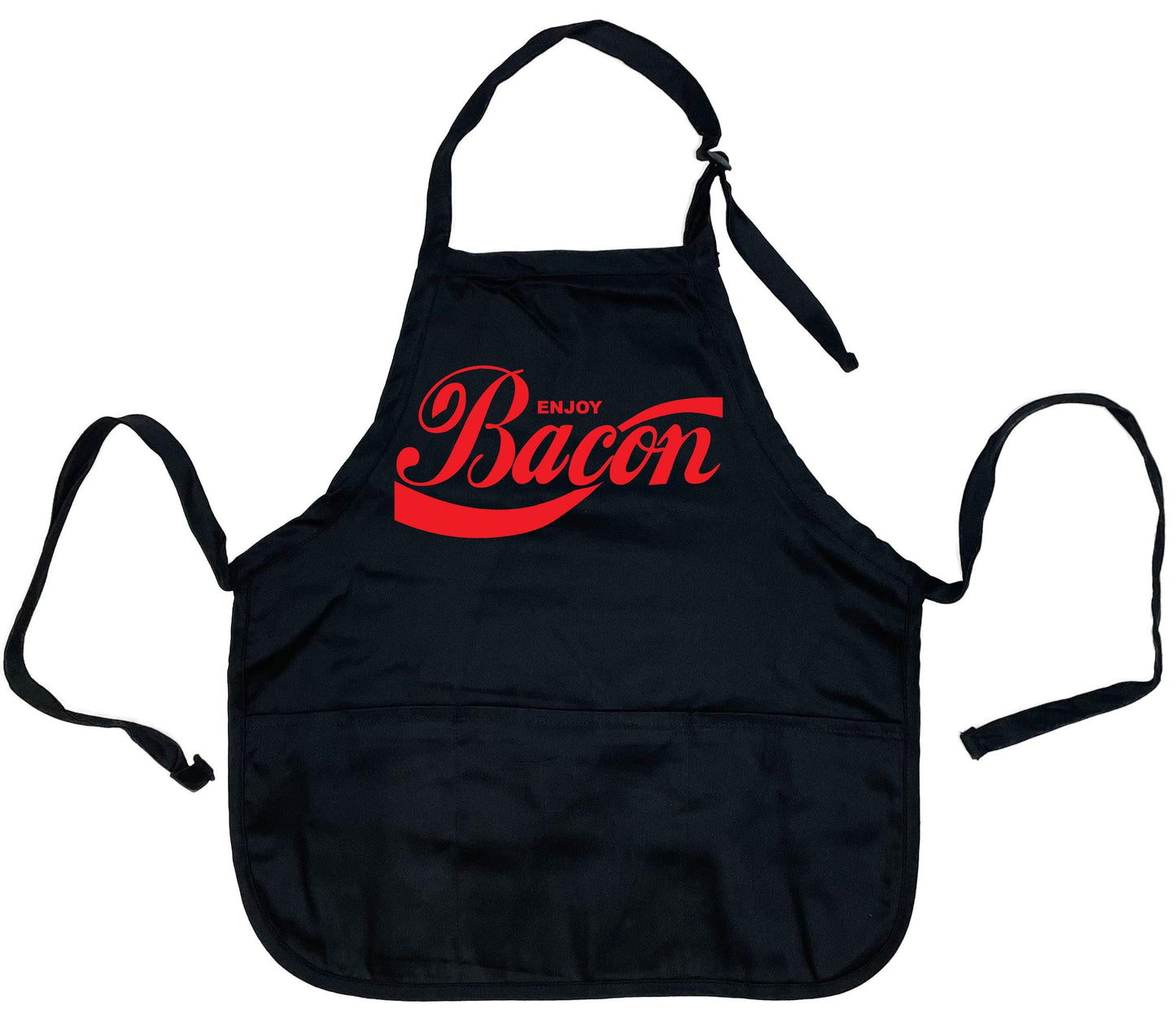 Funny T-Shirts design "Enjoy Bacon Apron"