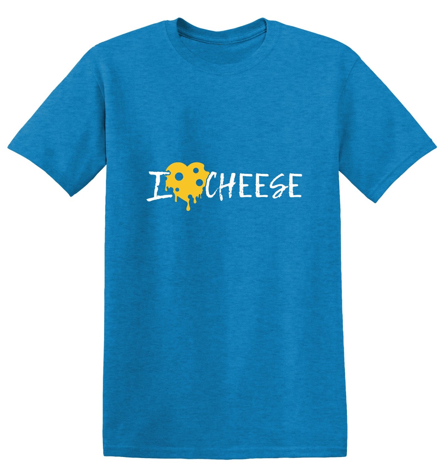 Funny T-Shirts design "I Love Cheese Graphic Tee"