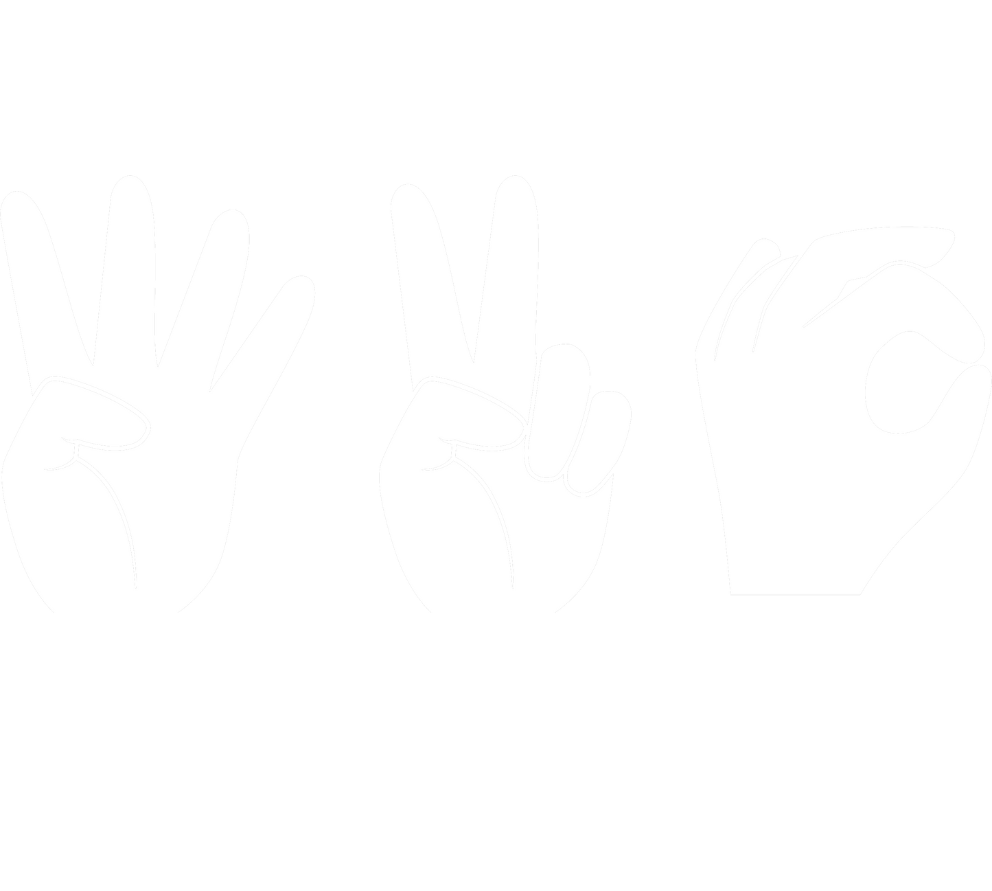 Funny T-Shirts design "420 Hand Gestures"