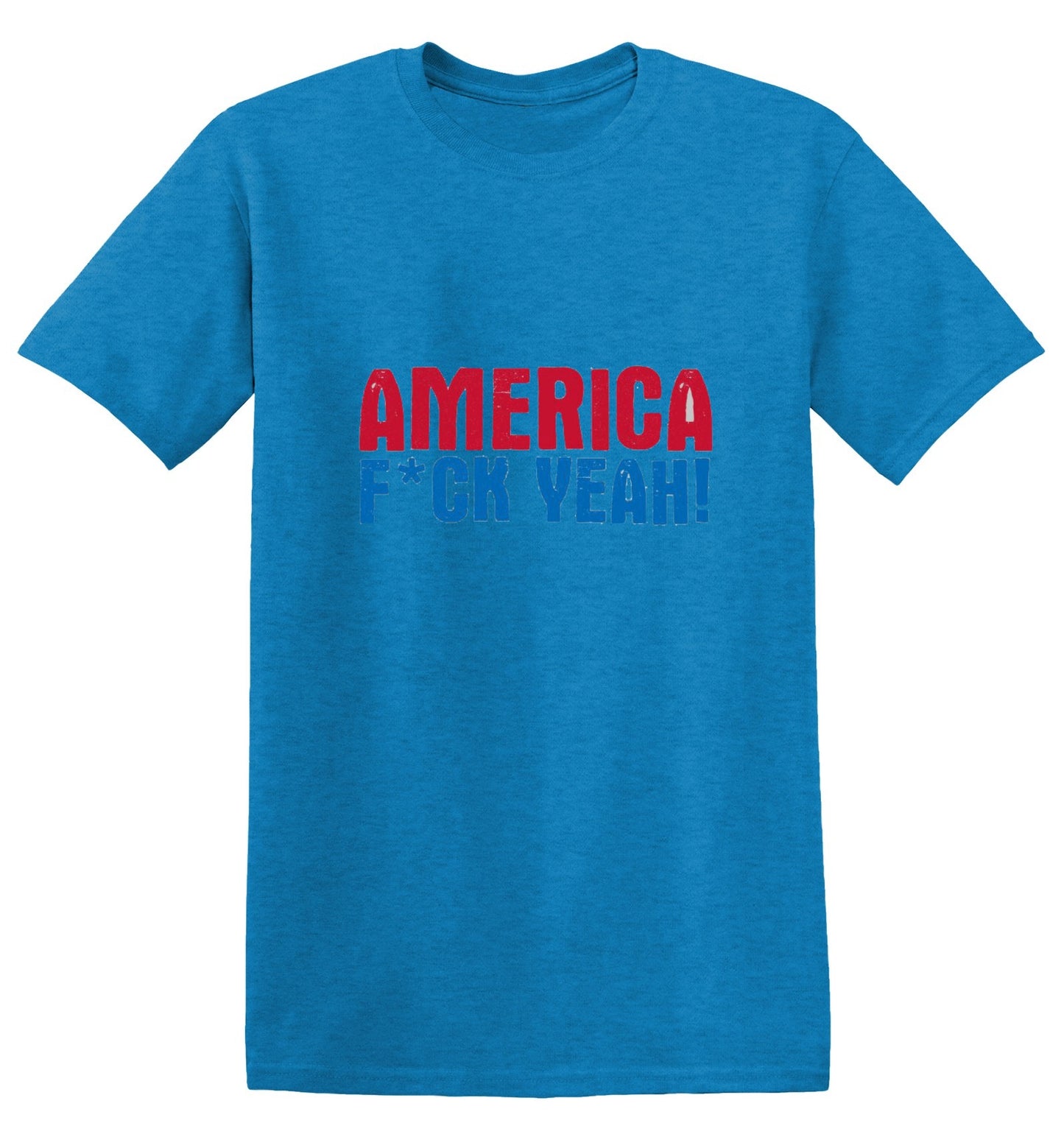 Funny T-Shirts design "AMERICA F*CK YEAH - 4th of July T-Shirt"