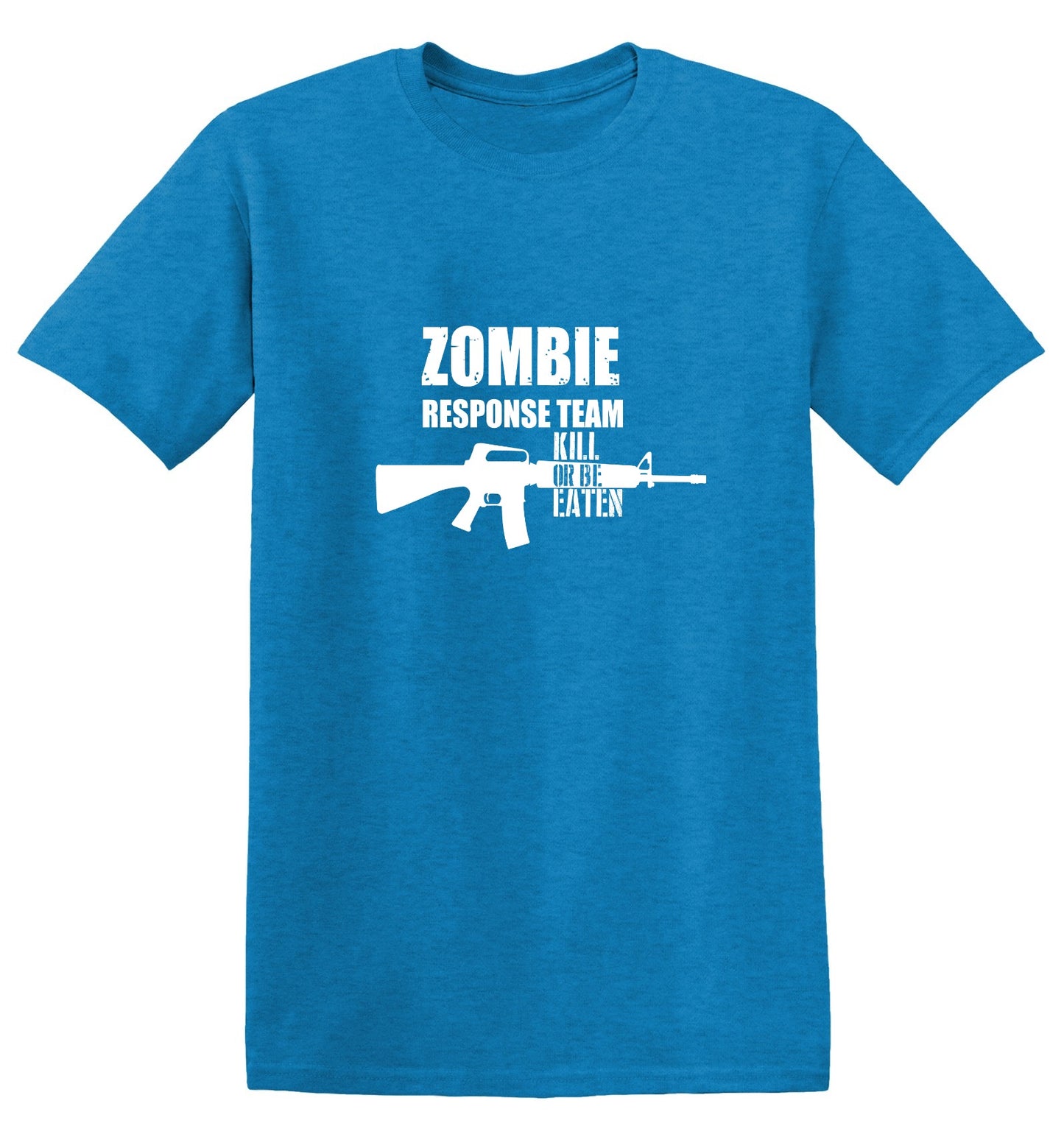Funny T-Shirts design "Zombie Response Team Kill Or Be Eaten, New - Youth"