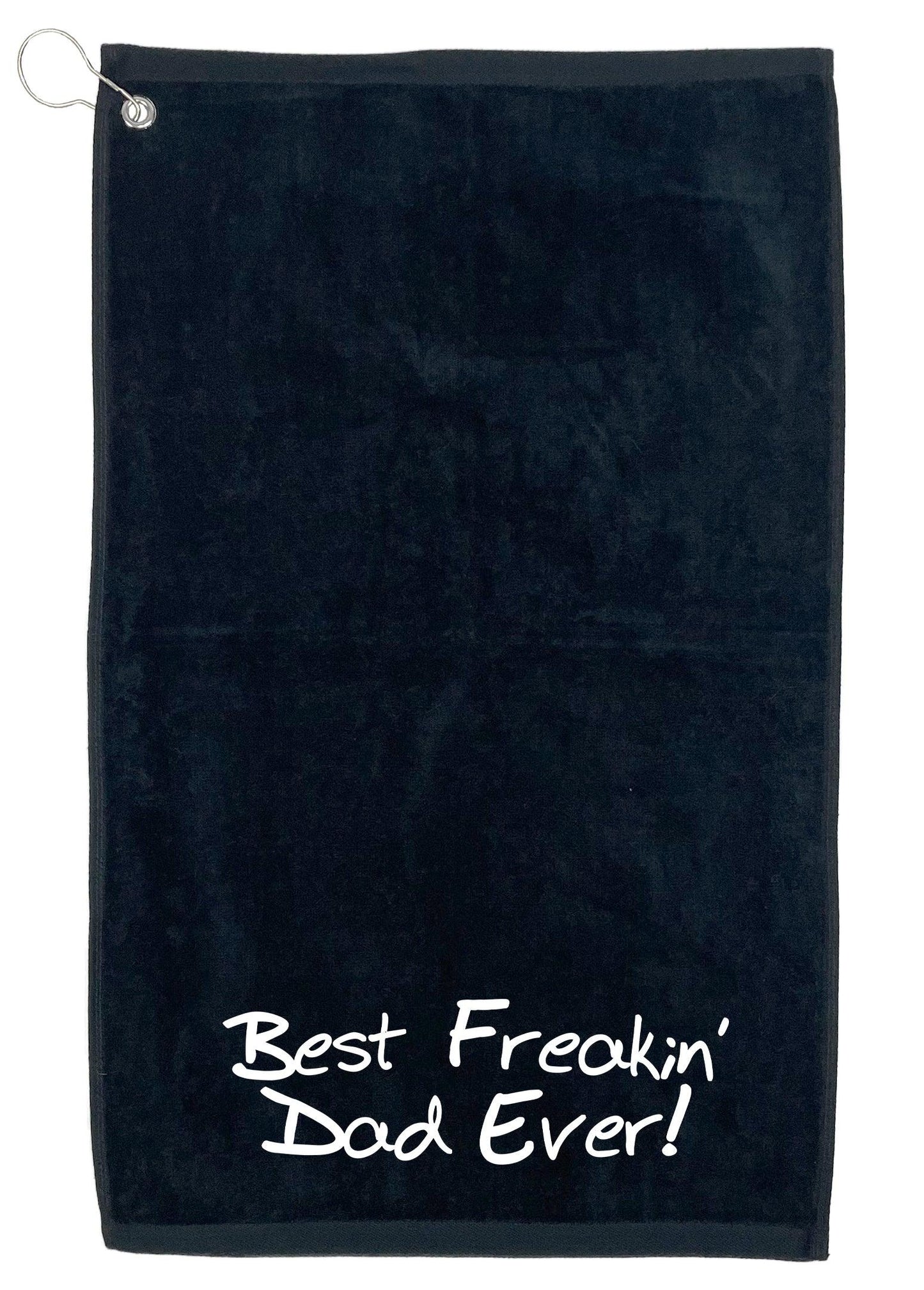 Funny T-Shirts design "Best Dad Ever. Golf Towel"