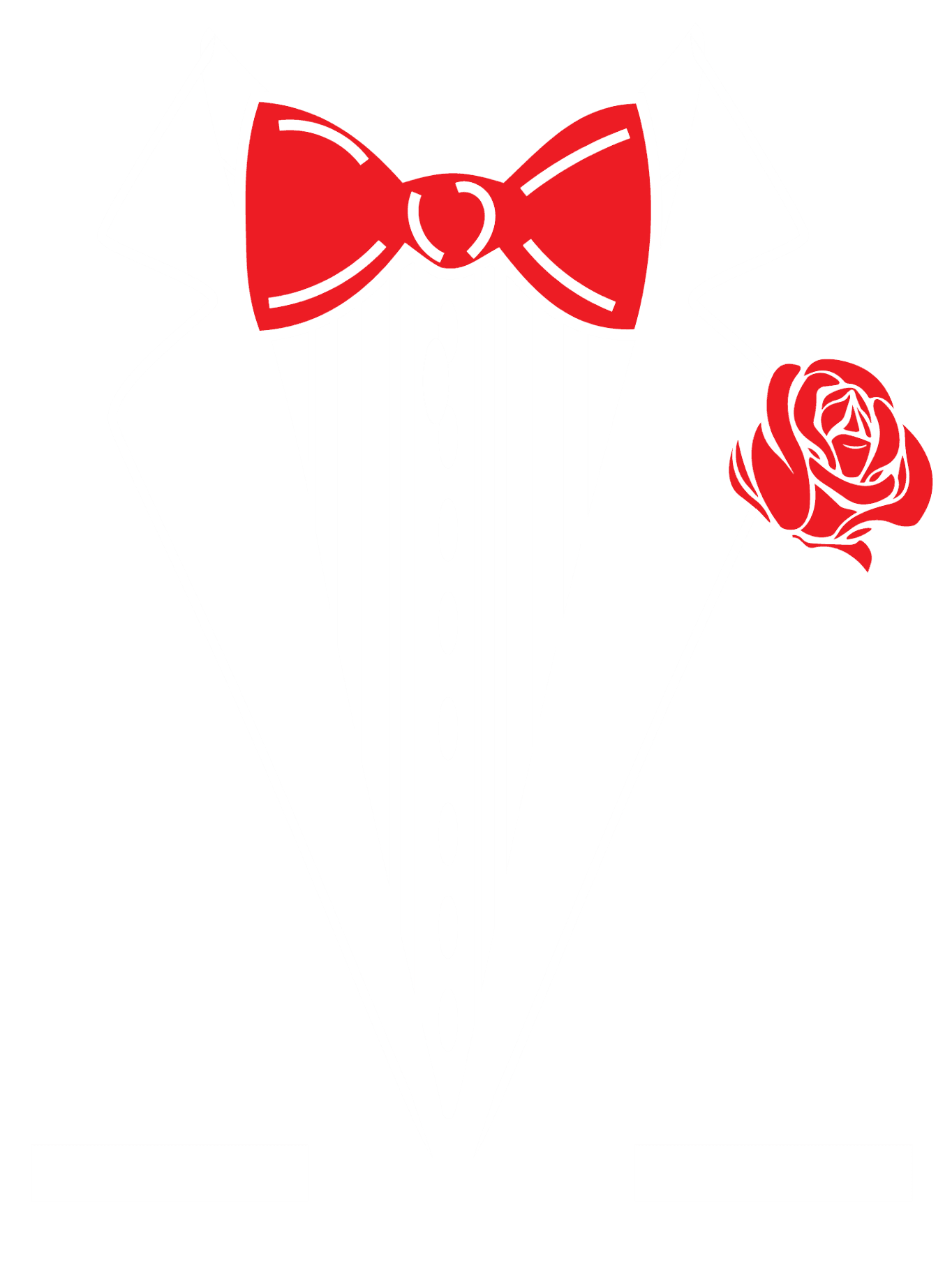 Funny T-Shirts design "TUXEDO Red T-Shirt"