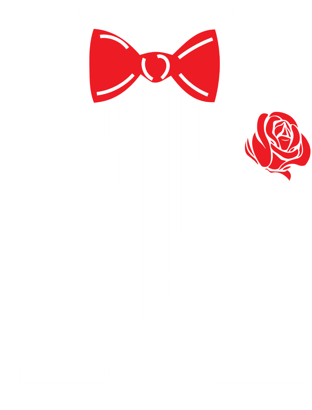 Funny T-Shirts design "TUXEDO Red T-Shirt"