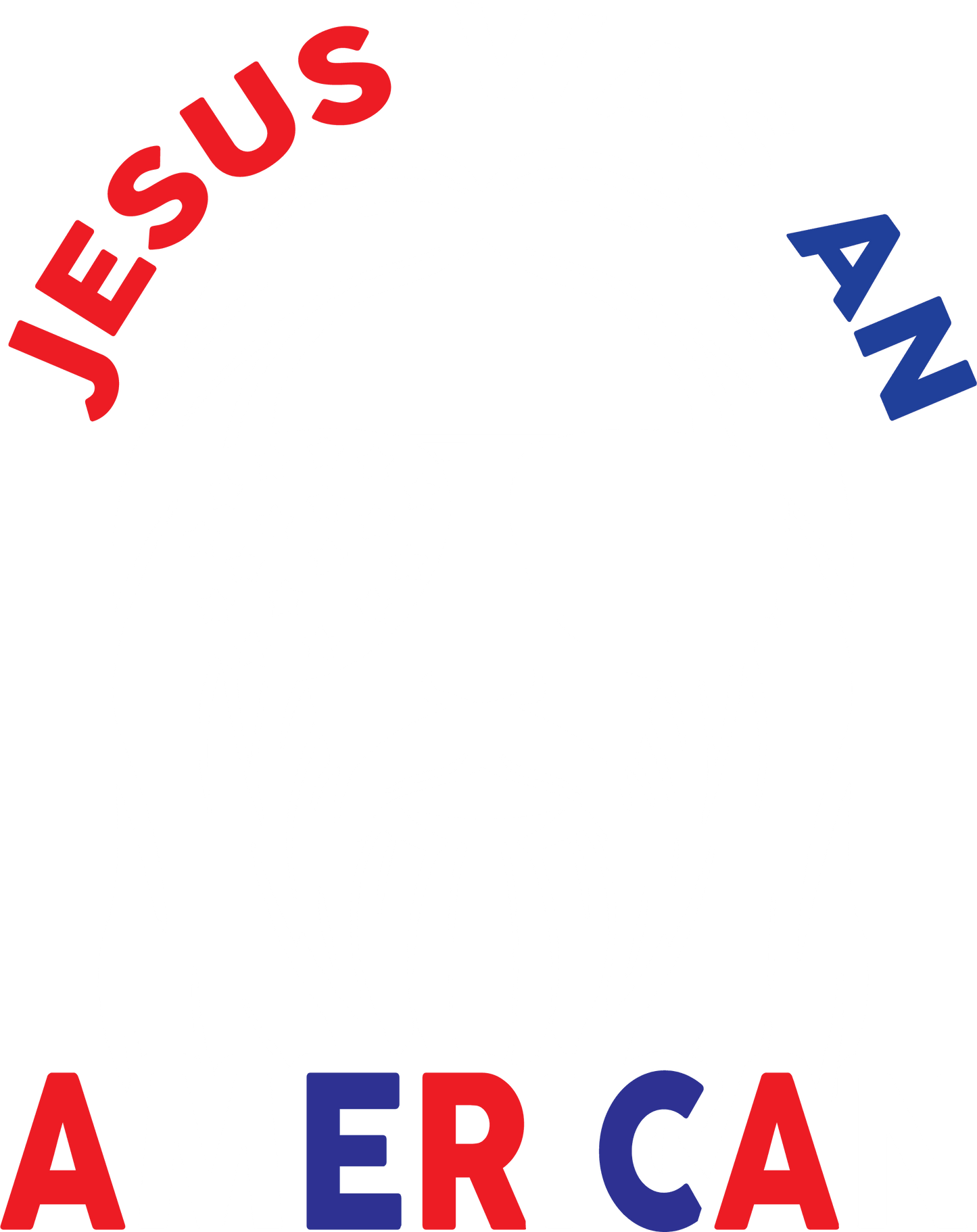 Funny T-Shirts design "Jesus Was An American - Patriotic Shirt"