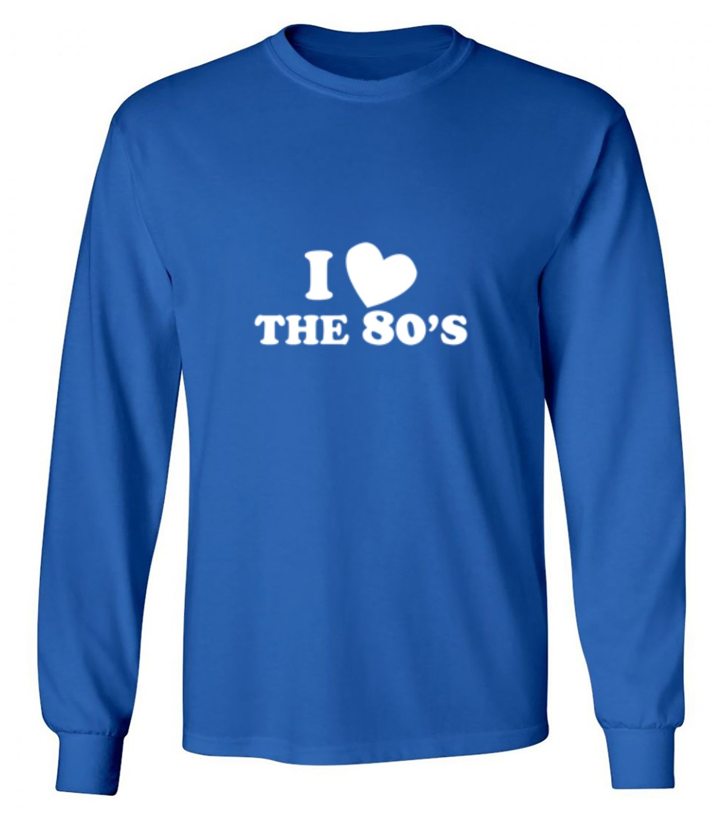 Funny T-Shirts design "I Love The 80's T-Shirt - Long Sleeve"