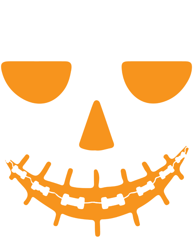 Pumpkin Braces Tee - Roadkill T-Shirts