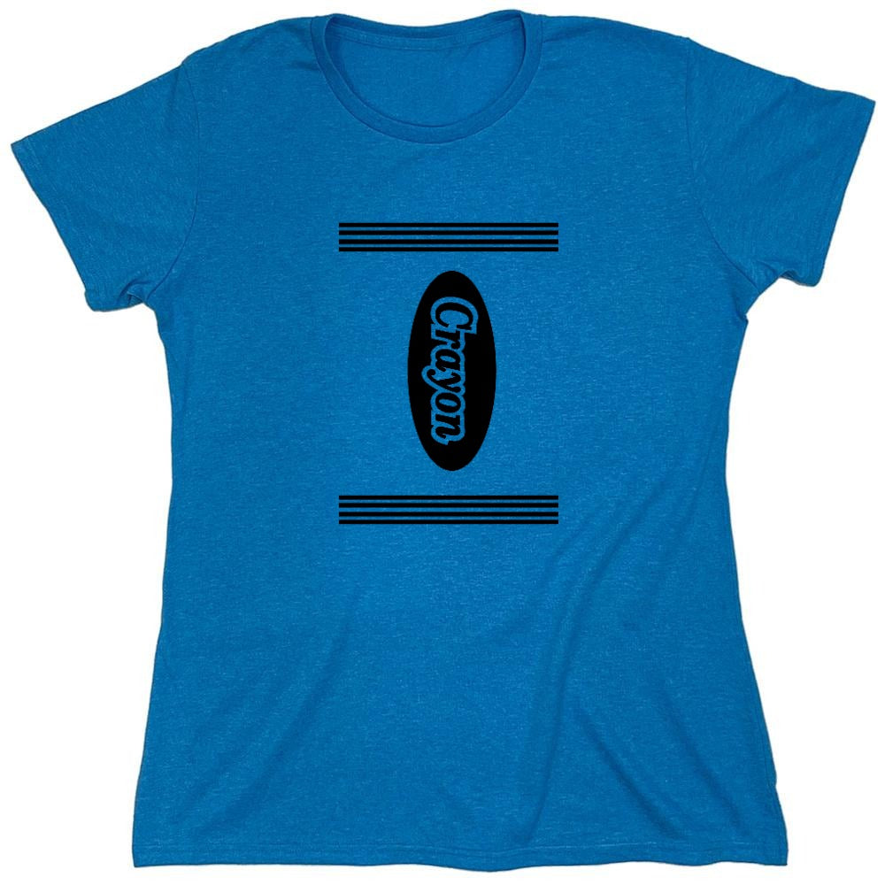 Funny T-Shirts design "'Crayon' Tee, Crayon Lovers Tee - Womens"
