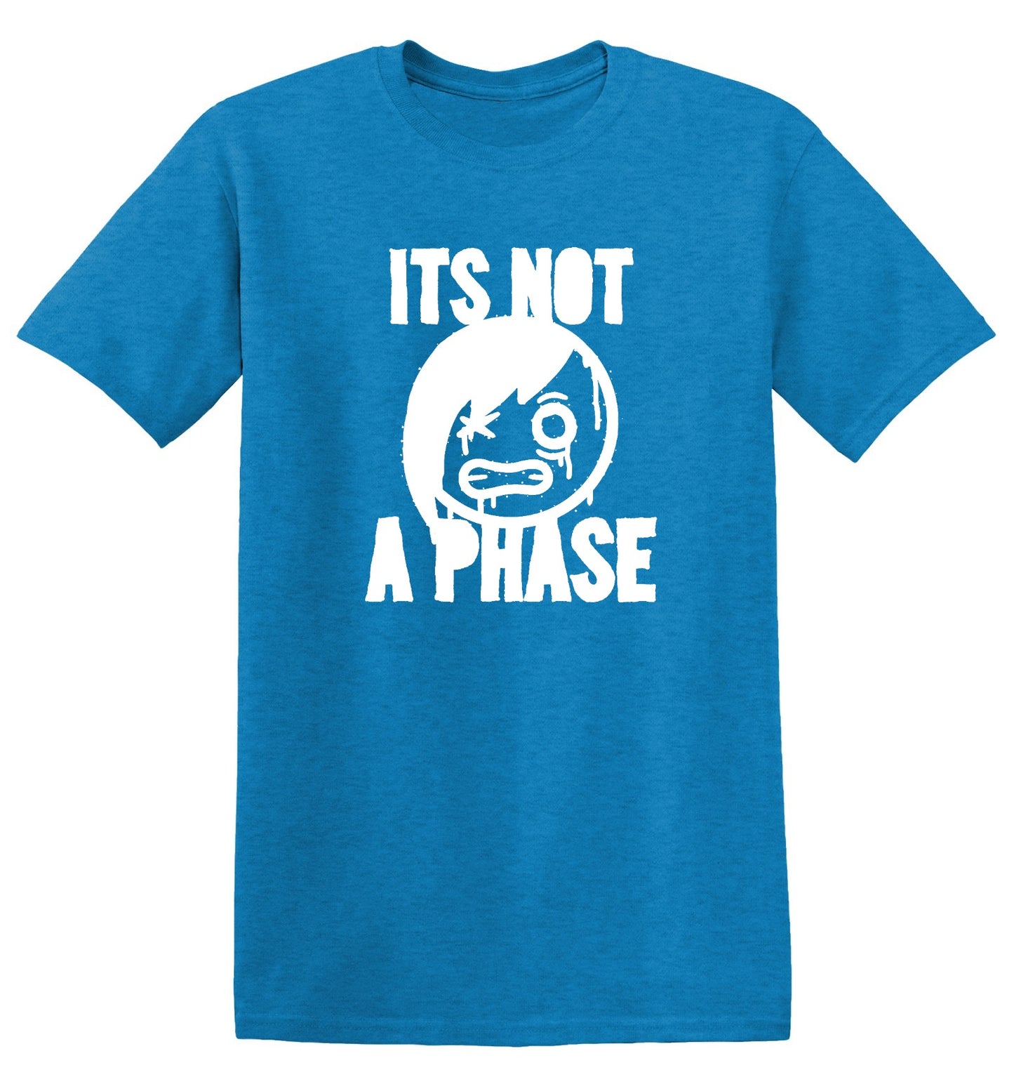 Funny T-Shirts design "Smile Emo, Its Not a Phase Tee"