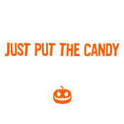 Funny T-Shirts design "No Questions Just Put The Candy In The Bag T-Shirt"
