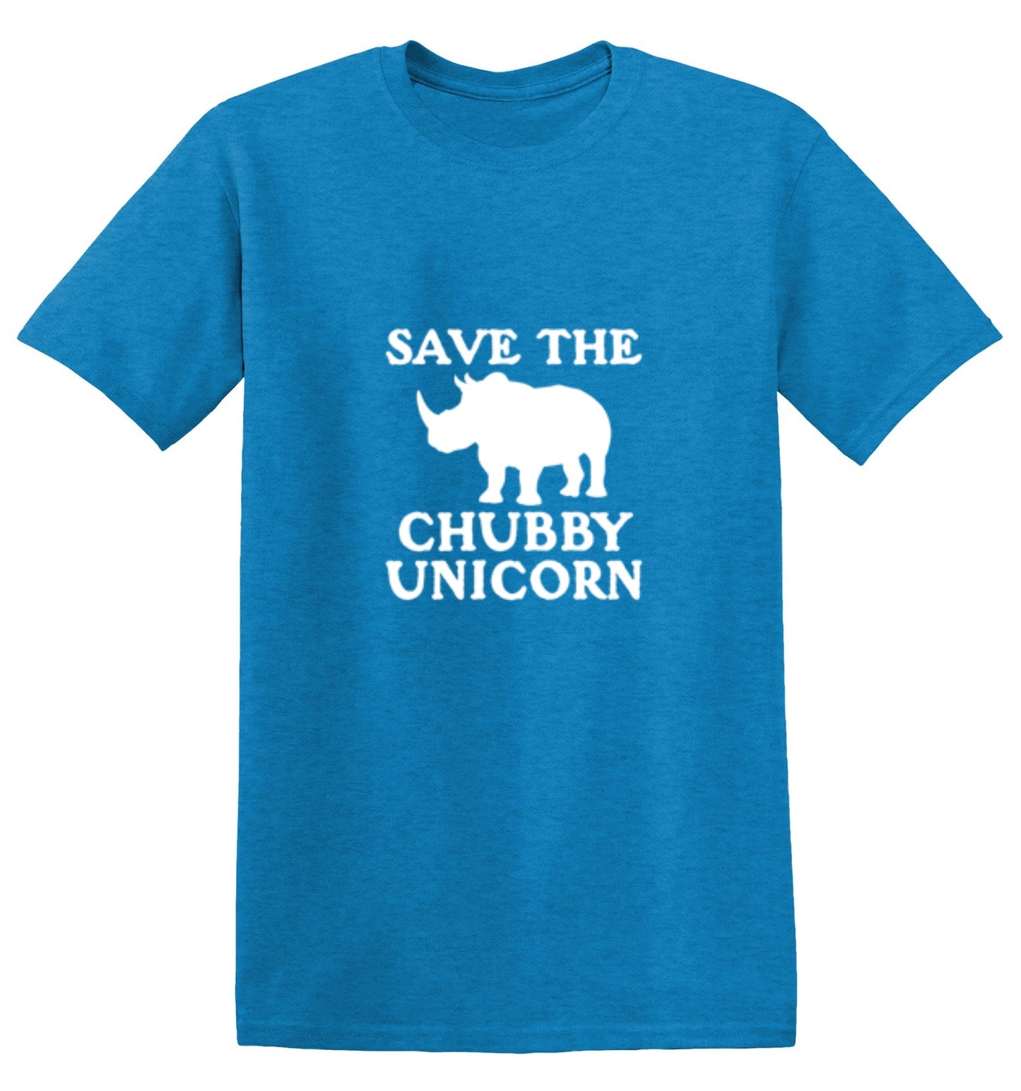 Funny T-Shirts design "Save The Chubby Unicorn - Youth"
