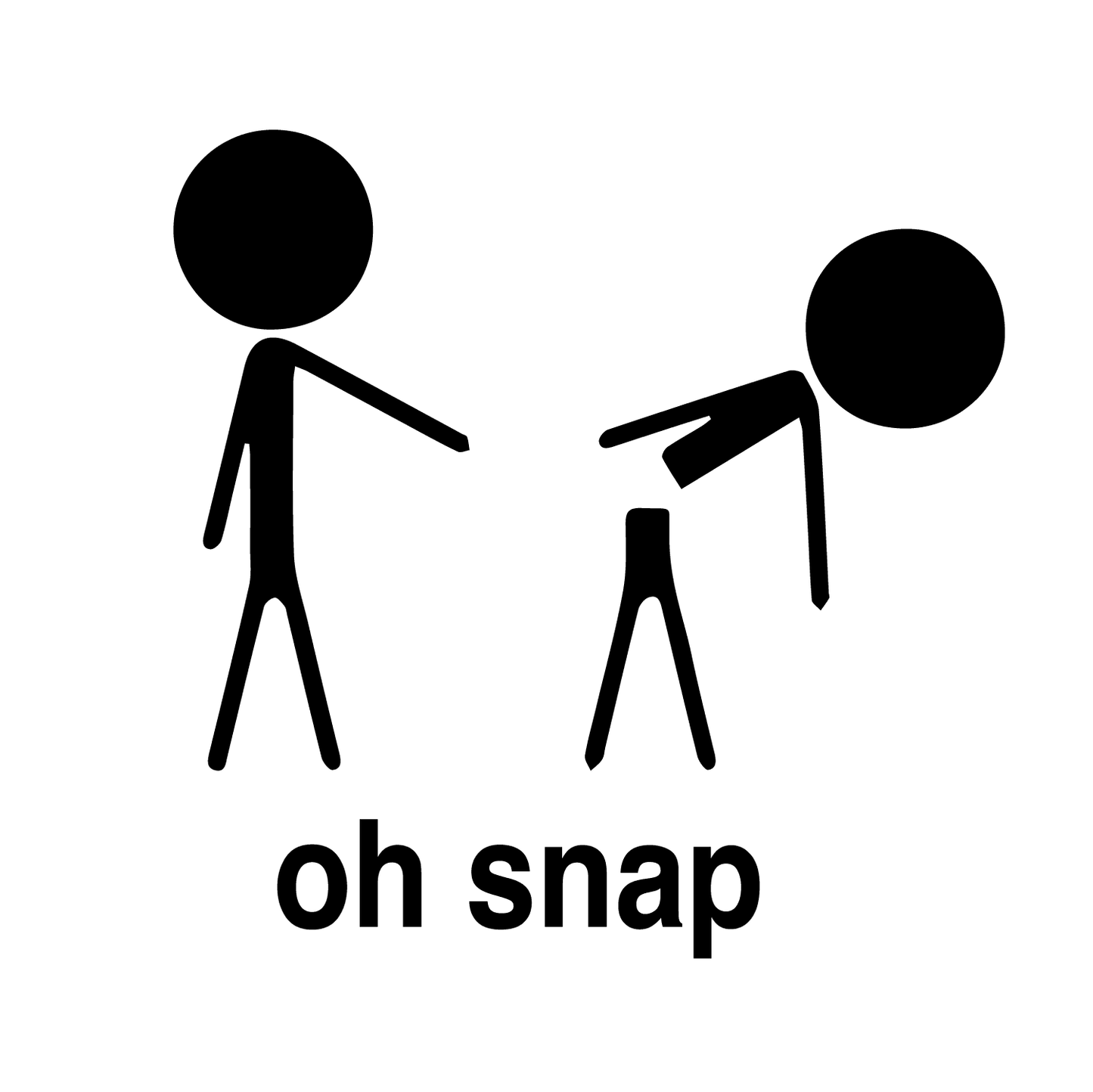 Funny T-Shirts design "Oh Snap Shirt"