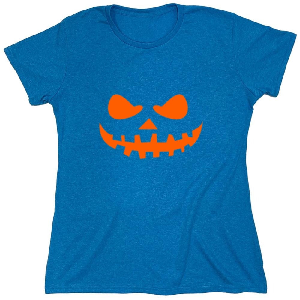 Funny T-Shirts design "Teeth Pumpkin Emoticon T-Shirt"