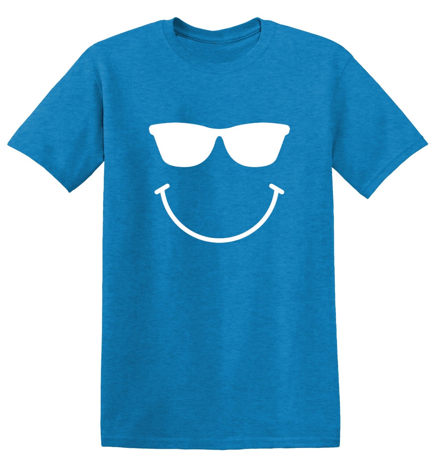 Funny T-Shirts design "Sunglasses Smile Face Emoticon"