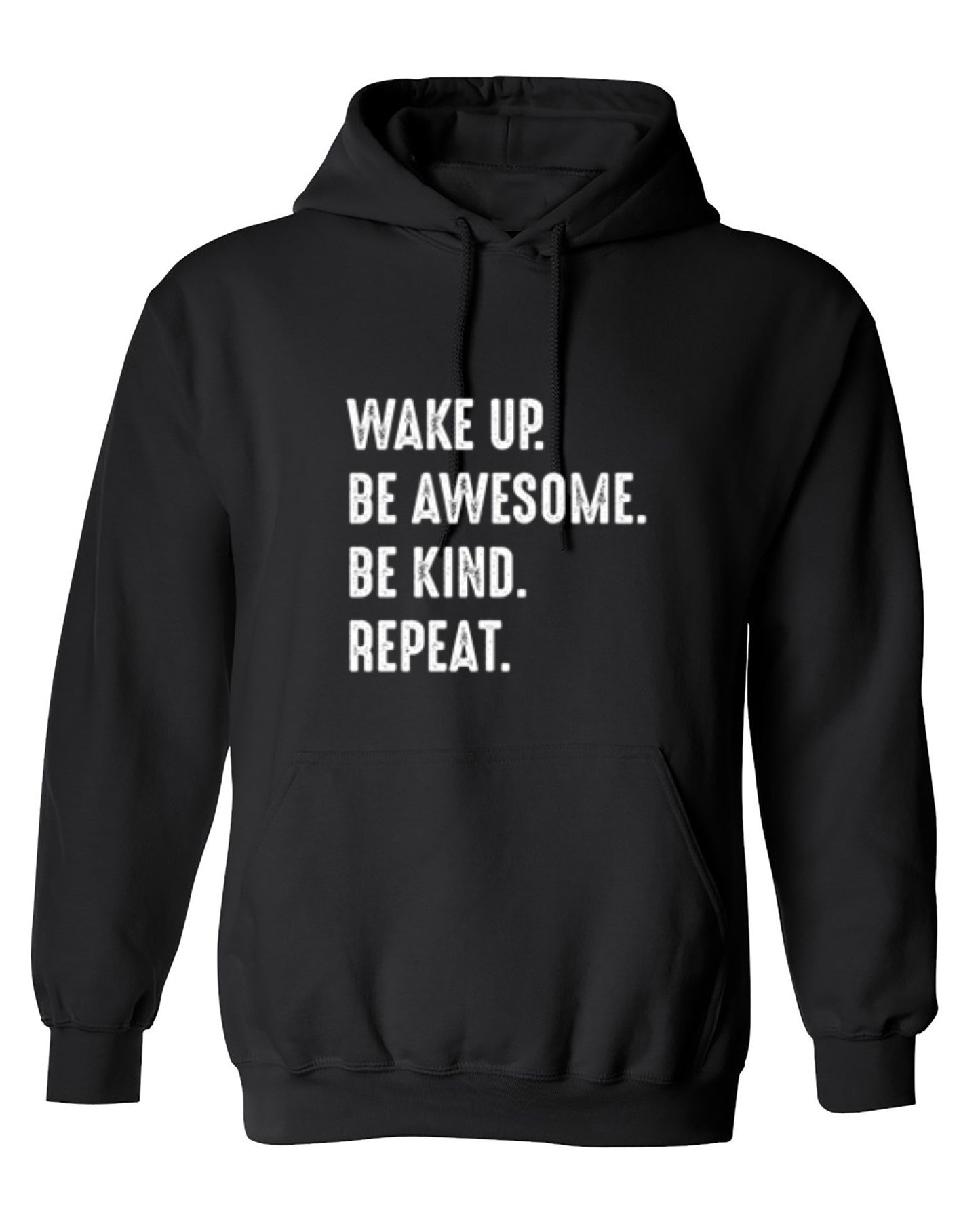 Funny T-Shirts design "Wake Up Be Awesome Be Kind Repeat"