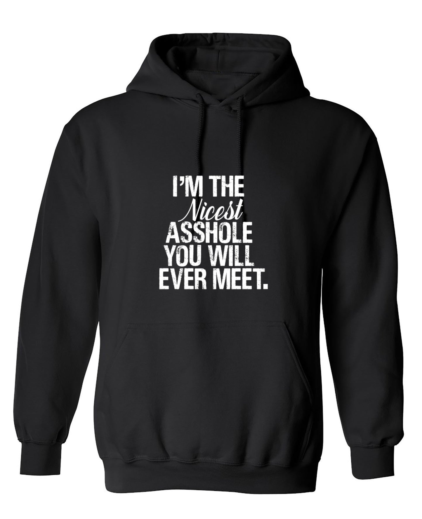 Funny T-Shirts design "I'm the Nicest Asshole, You will ever Meet Shirt"