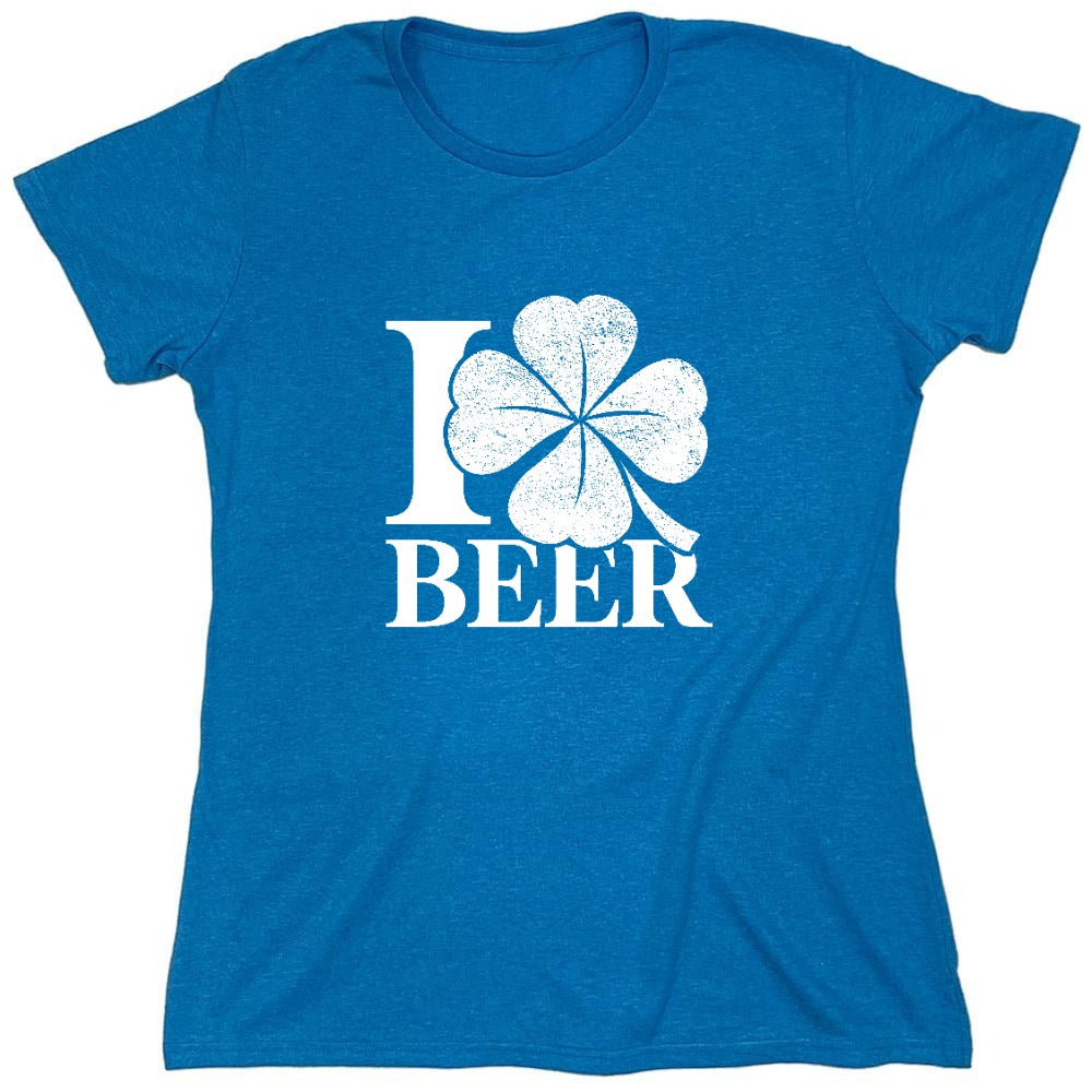 Funny T-Shirts design "I Love Beer Shirt - Womens"