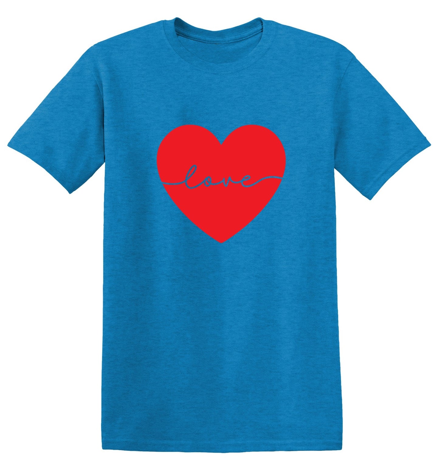 Funny T-Shirts design "Heart Love - Valentines Day T Shirt"