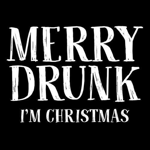 Funny T-Shirts design "Merry Drunk I'm Christmas"
