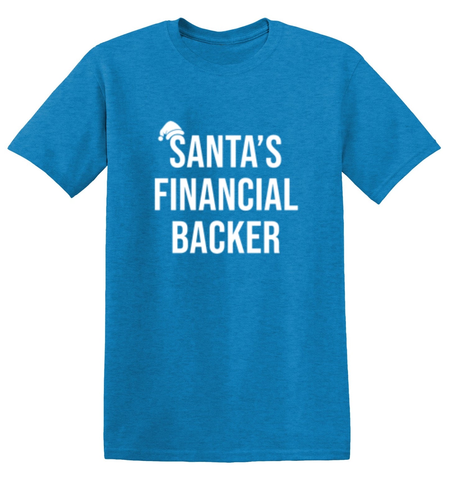 Funny T-Shirts design "Santa's Financial Backer"