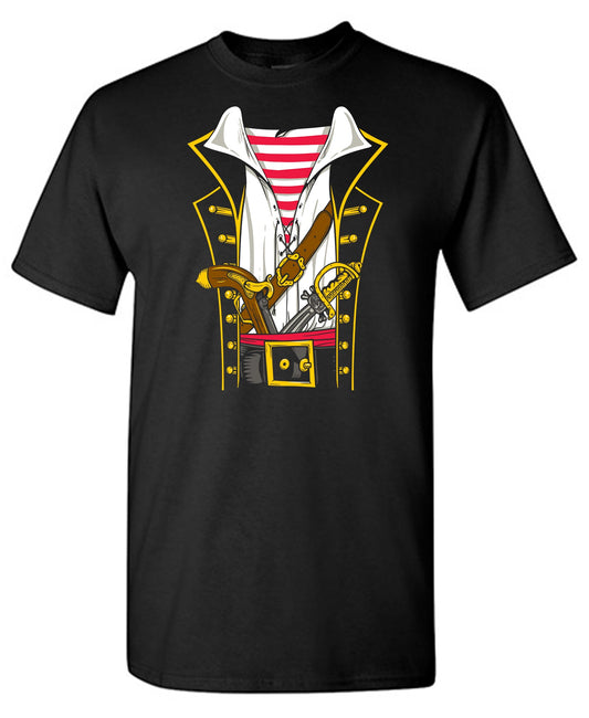 Funny T-Shirts design "Pirate Outfit Mens Tee"