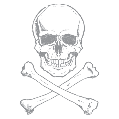 Funny T-Shirts design "Sketchy Skull Mens Tee Pirate"