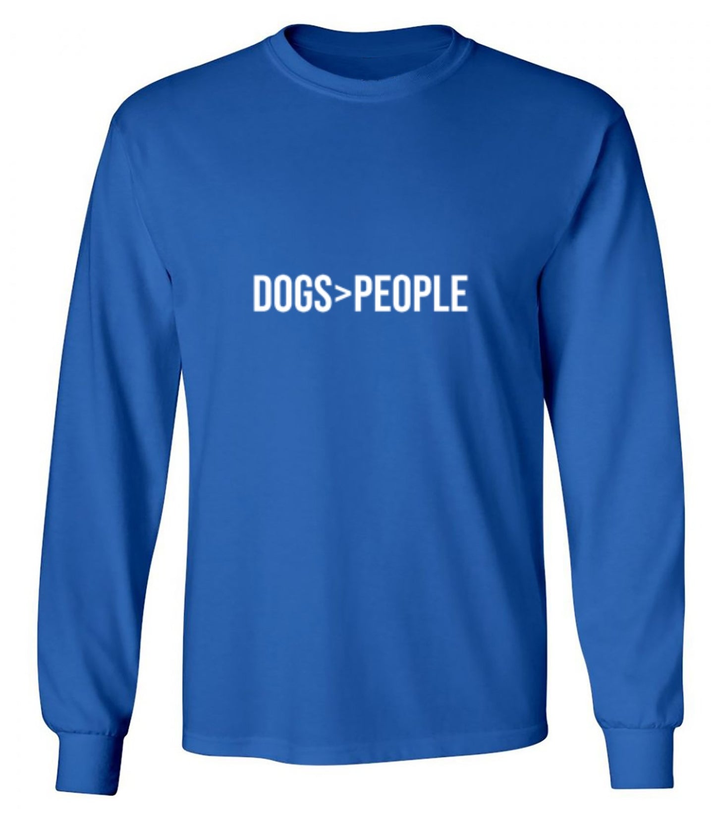 Funny T-Shirts design "Dogs Greater Than People"