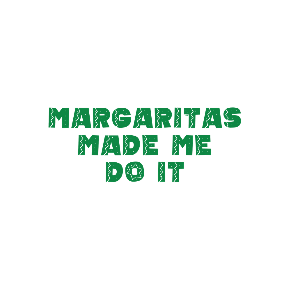 Funny T-Shirts design "Margaritas Made me Do it, Funny Mens Tee"