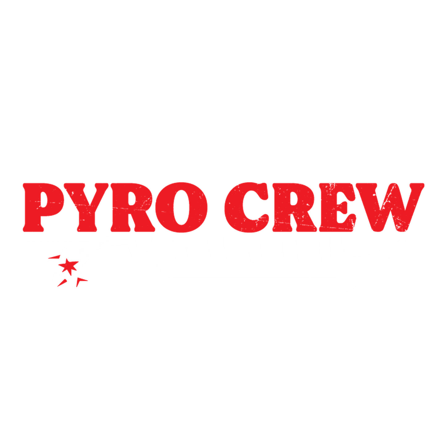 Funny T-Shirts design "Pyro Crew, Mens T-Shirt"