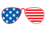Funny T-Shirts design "Flag Sunglasses Moustache - Patriotic Shirt this Independence Day"