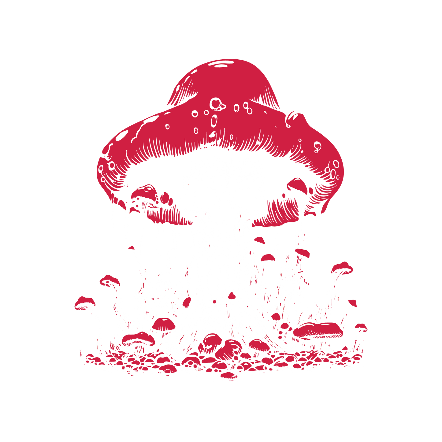 Funny T-Shirts design "Schroom Skull T Shirt"