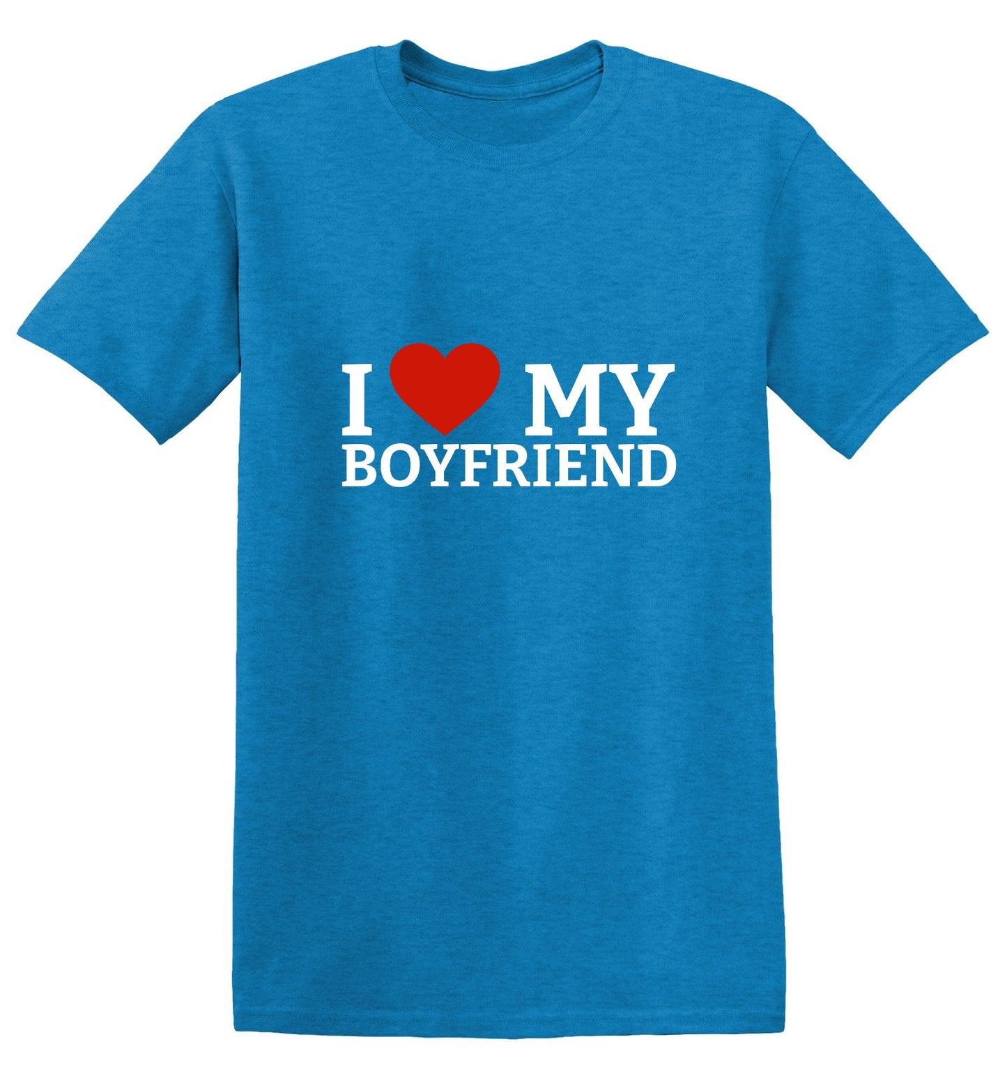 Funny T-Shirts design "I Love My Boyfriend T-Shirt"