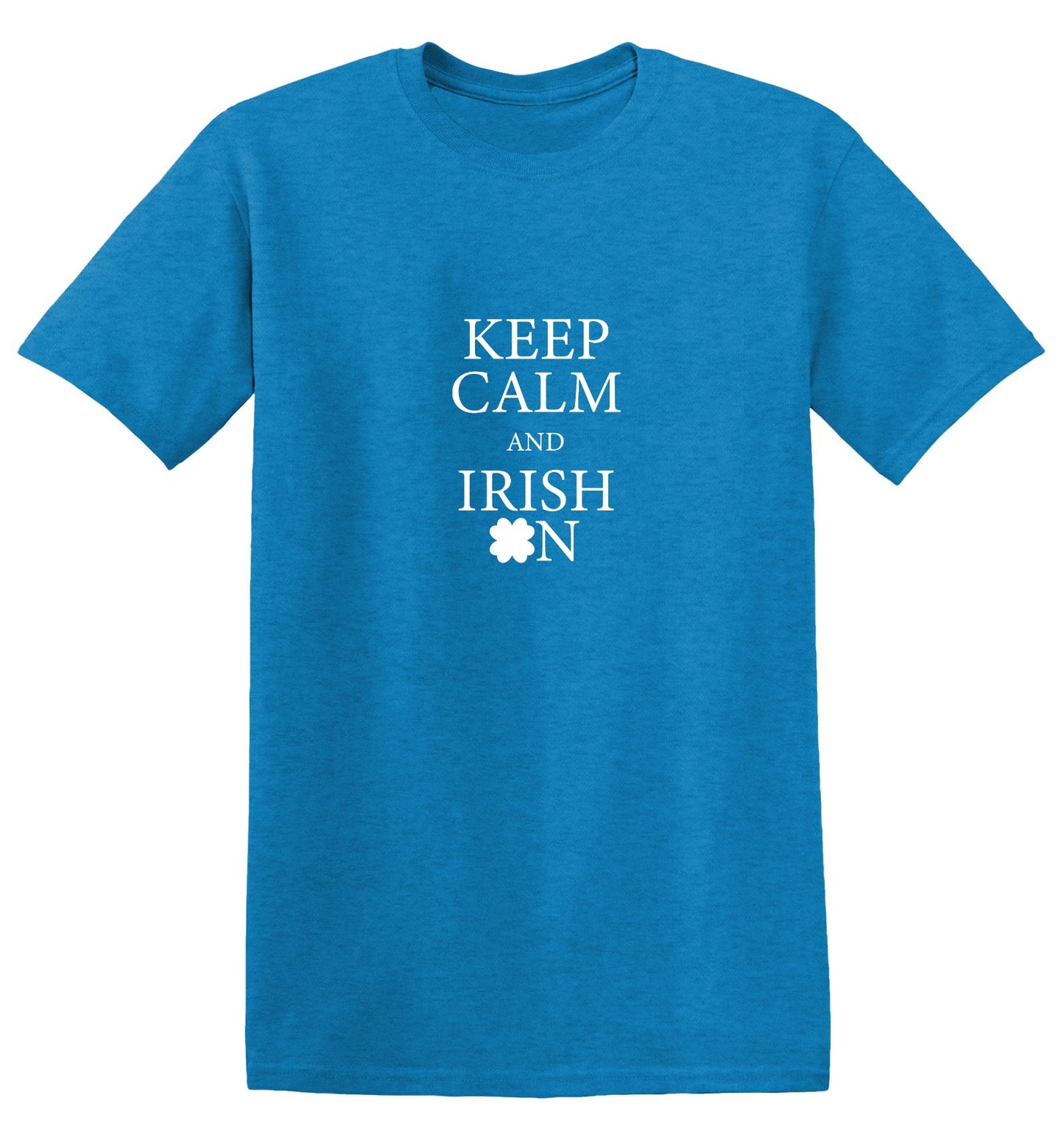 Funny T-Shirts design "Keep Calm and Irish On T-Shirt - Tall Tee"