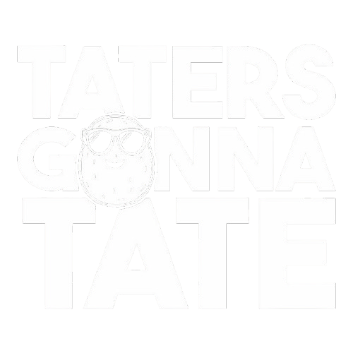 Funny T-Shirts design "Taters Gonna Tate T-Shirt"