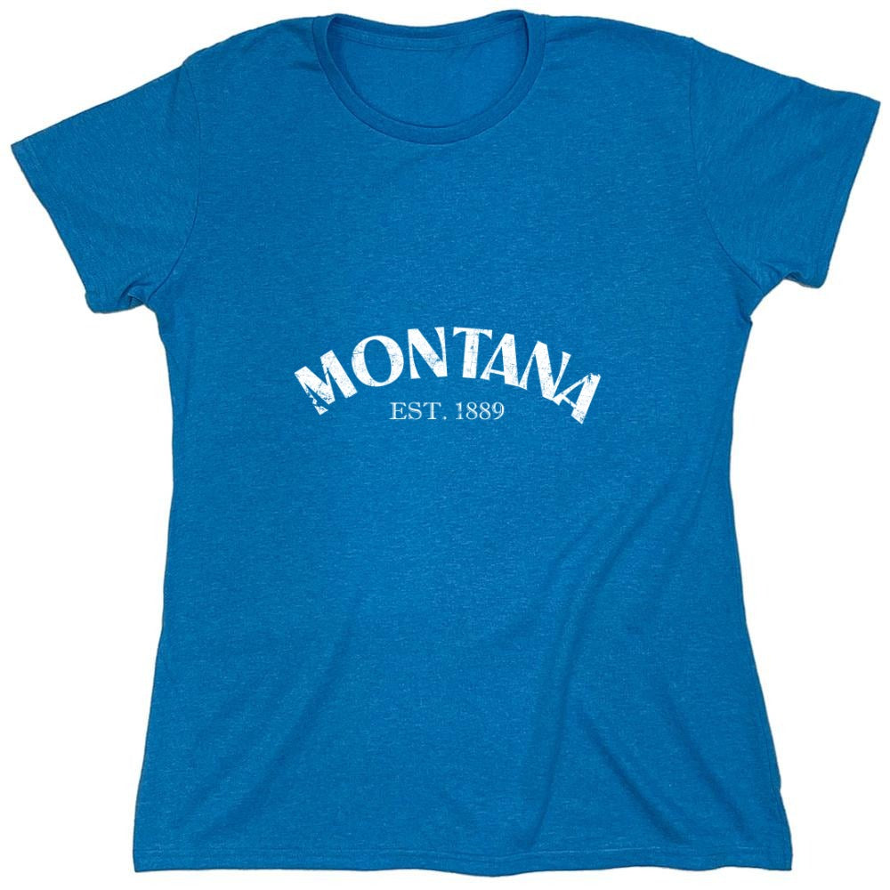Funny T-Shirts design "Montana Est. 1889 T-Shirt"