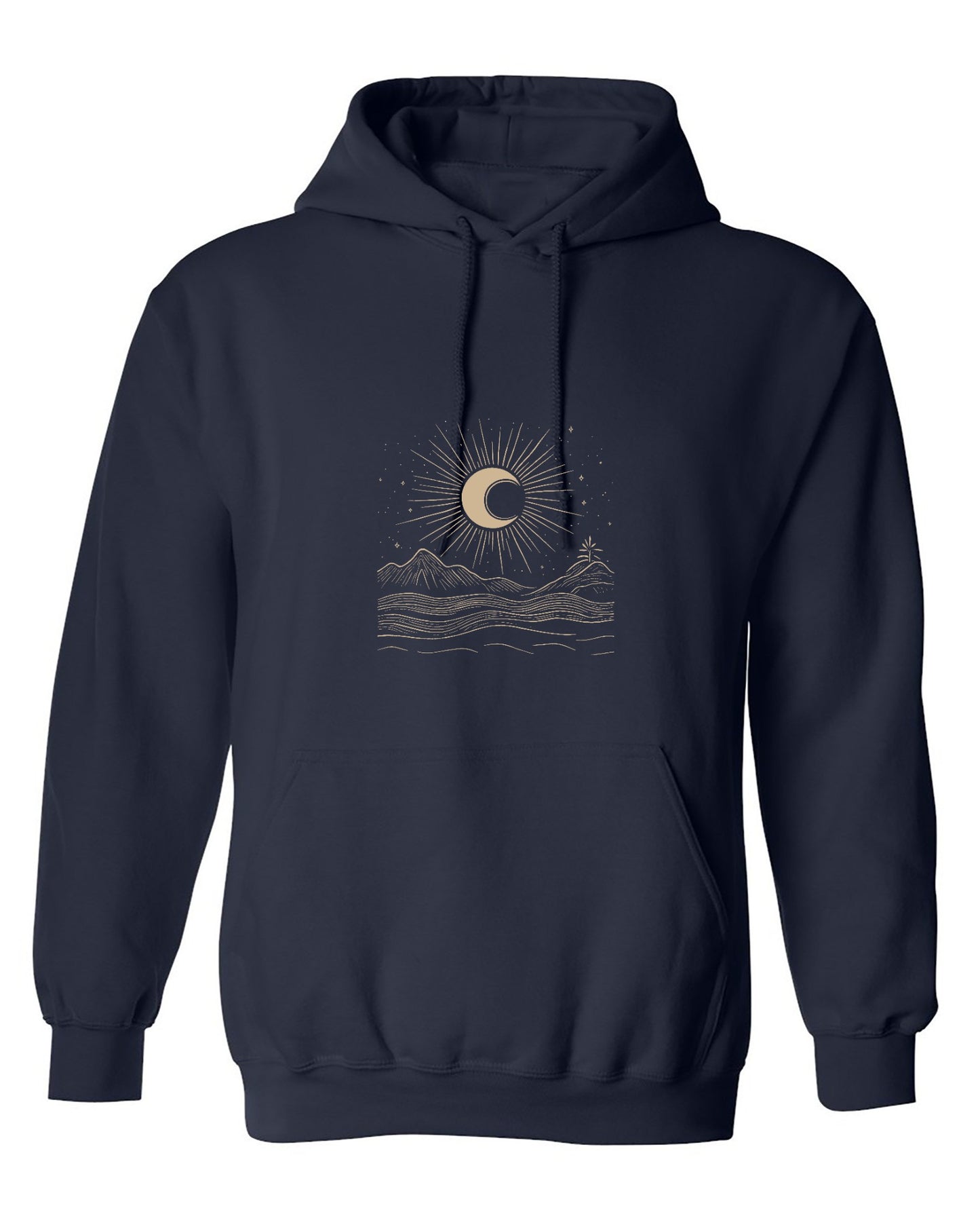 Funny T-Shirts design "Moon Art Graphic T-Shirt - Hoodie"