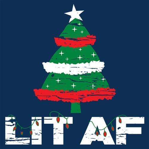 Funny T-Shirts design "Lit AF T-Shirt"