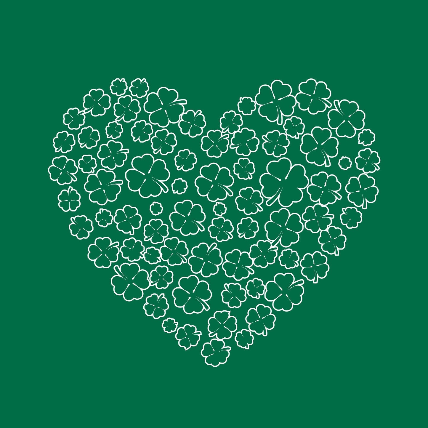 Funny T-Shirts design "HEART CLOVERS"