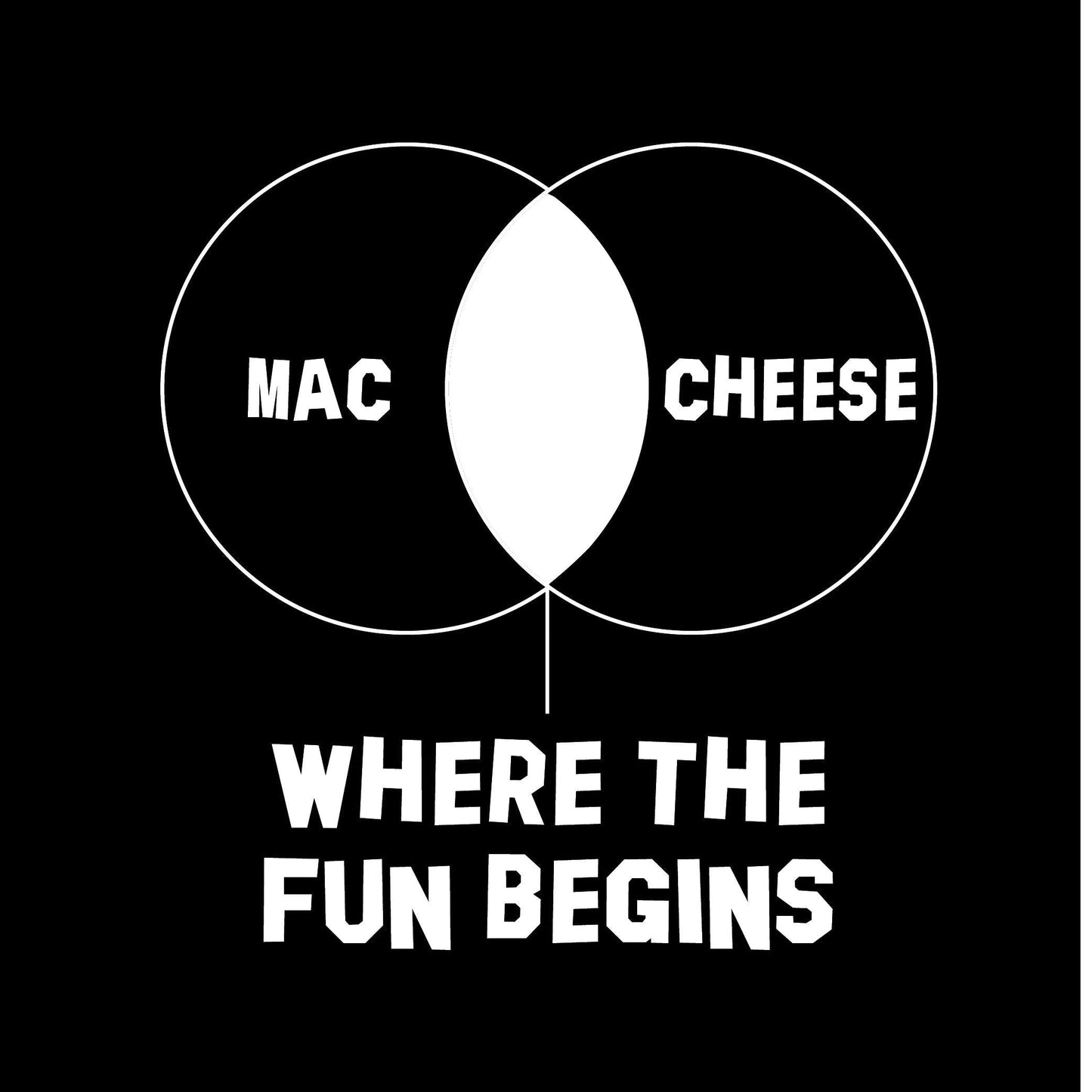 Mac & Cheese - Where The Fun Begins - Roadkill T-Shirts
